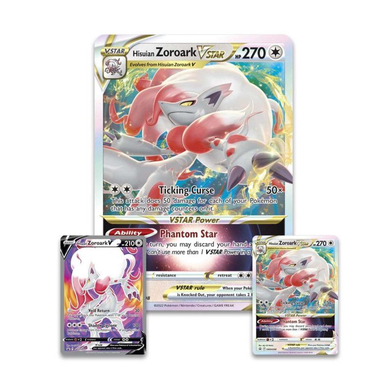 Hisuian Zoroark VStar Colección Prémium (español) - Pokémon TCG