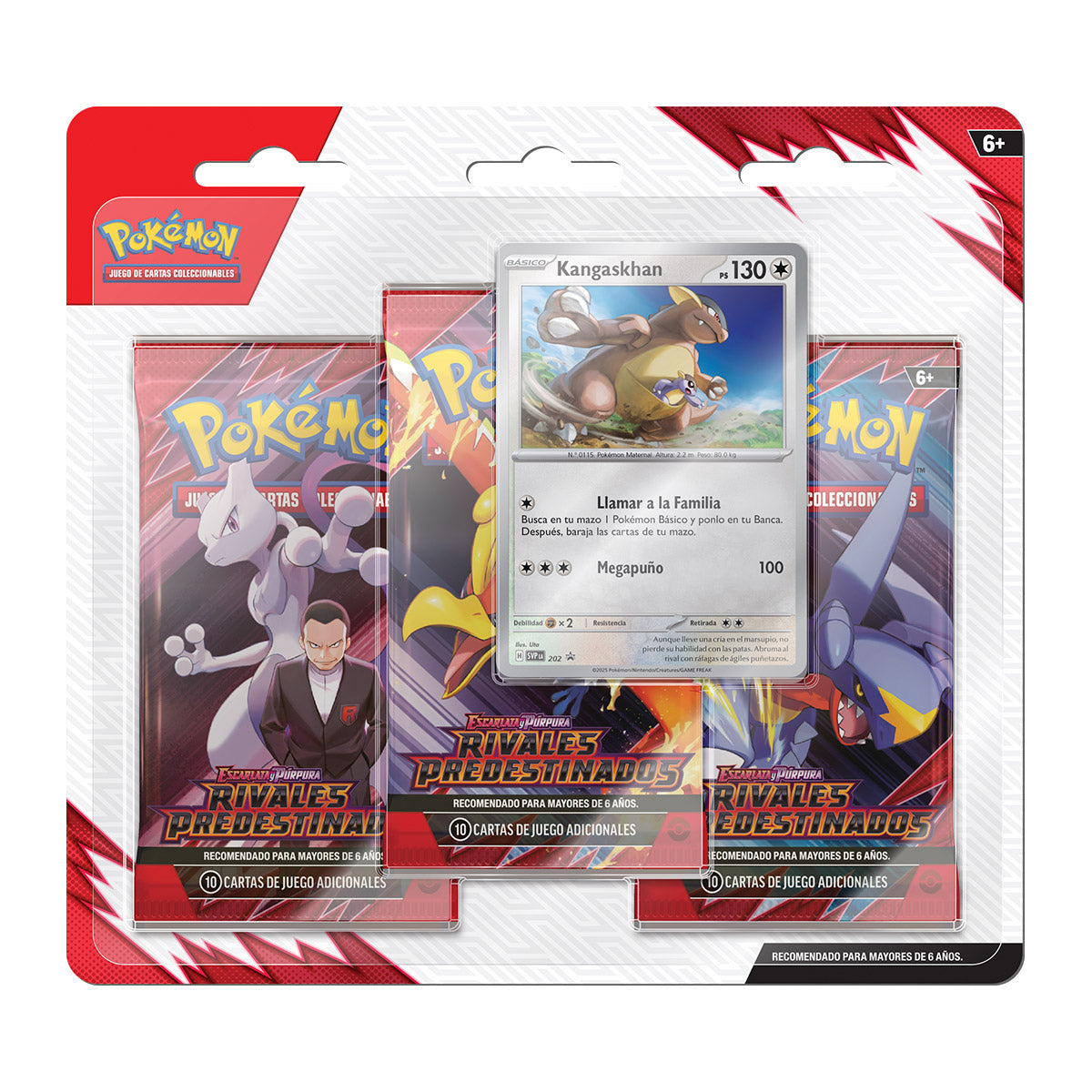 Destined Rivals 3-Pack Blister S&V (español) - Pokemon TCG