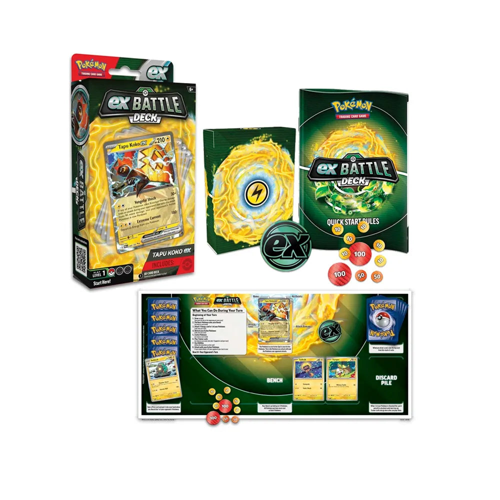 Tapu Koko Ex Battle Deck (inglés) - Pokémon TCG