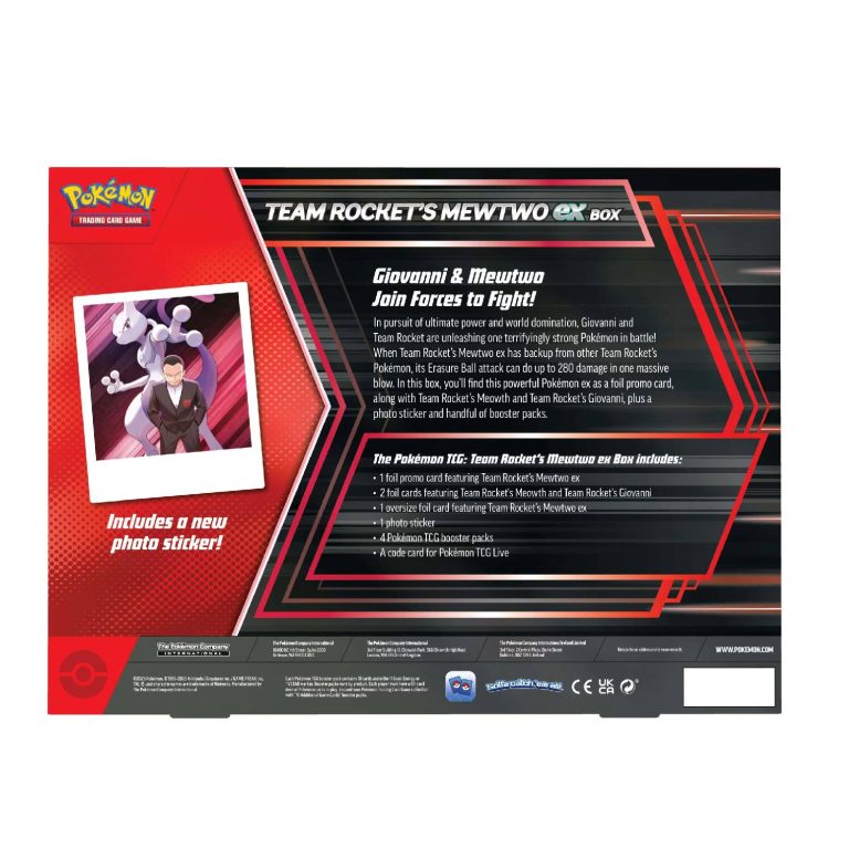Team Rocket Mewtwo Ex Box (español) - Pokémon TCG