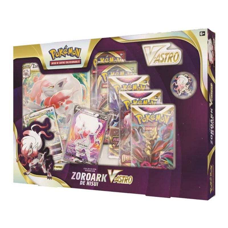Hisuian Zoroark VStar Colección Prémium (español) - Pokémon TCG
