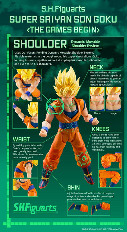Goku Super Saiyan (The Games Begin) - SH Figuarts