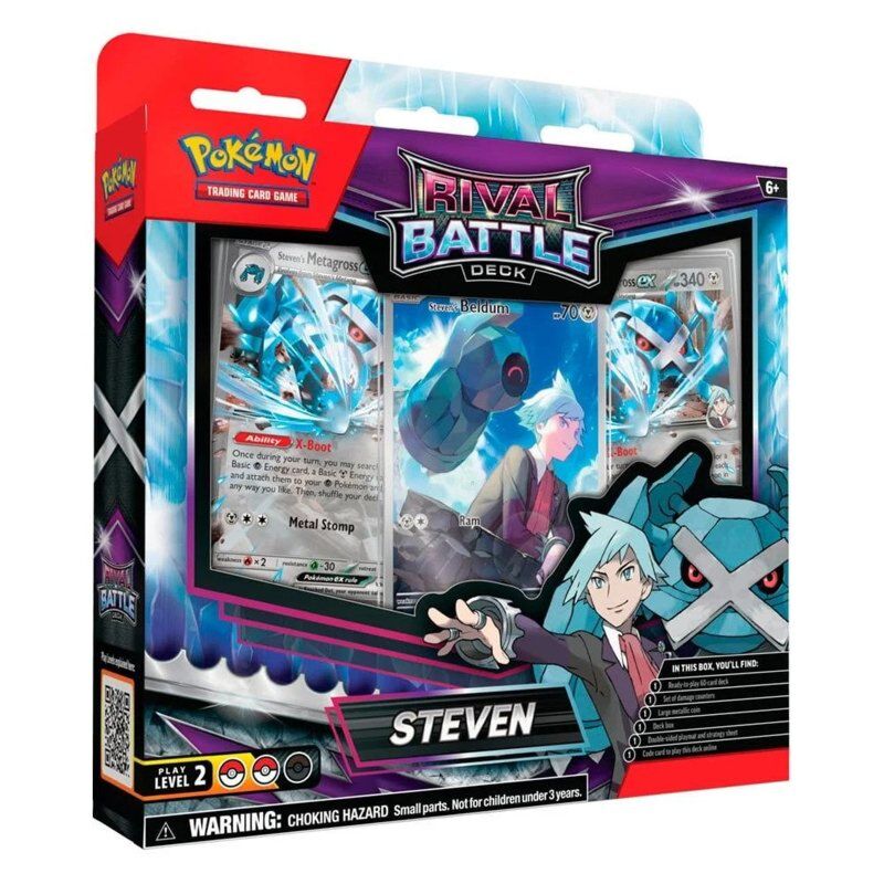 Rival Battle Deck Steven (español) - Pokémon TCG