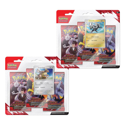 Destined Rivals 3-Pack Blister S&V (español) - Pokemon TCG