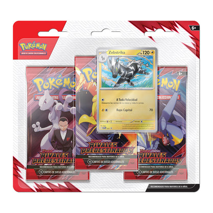 Destined Rivals 3-Pack Blister S&V (español) - Pokemon TCG